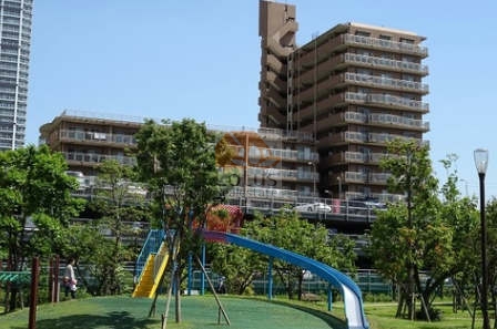 グランシティ天王洲アイル 外観２｜グランシティ天王洲アイルは平成10年築、14階建てのマンションです。