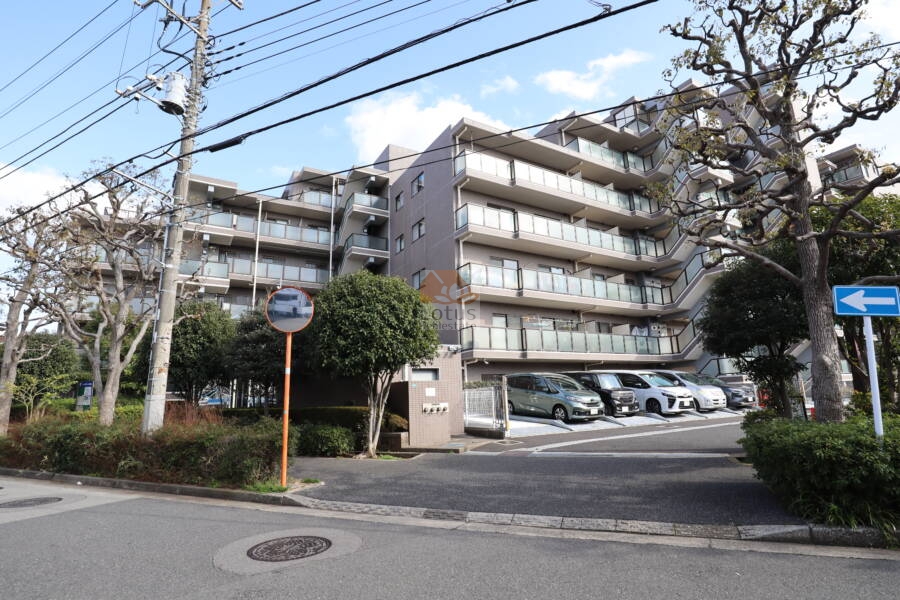 サンライフ一之江外観1｜サンライフ一之江は平成６年築、７階建てのマンションです。