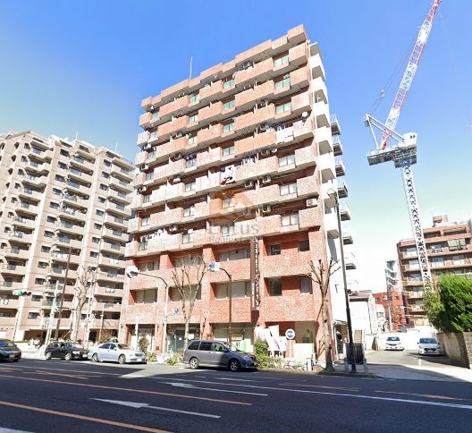 ハイライフ日暮里外観１｜ハイライフ日暮里は昭和52年築、10階建てのマンションです。ＪＲ「日暮里」駅から徒歩3分、日暮里繊維街に立地します。