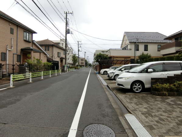 コスモ金町壱番館アプローチ9｜ここまでくると、もう２分くらいです。