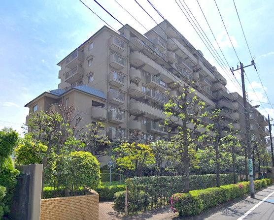 西大島ハイム外観４｜西大島ハイムは昭和60年築、12階建てのマンションです。