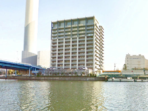 スカイクレストビュー東京-京浜運河｜京浜運河に面しています。
