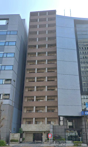トーシンフェニックス芝アストラーレ外観１｜トーシンフェニックス芝アストラーレは「平成18年築の15階建てマンションです。第一京浜通りに面しています。大門駅、浜松町駅、田町駅などが徒歩圏内です。