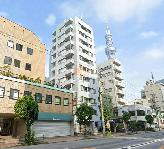 コスモ錦糸町外観１｜コスモ錦糸町は平成1年築、11階建てのマンションです。