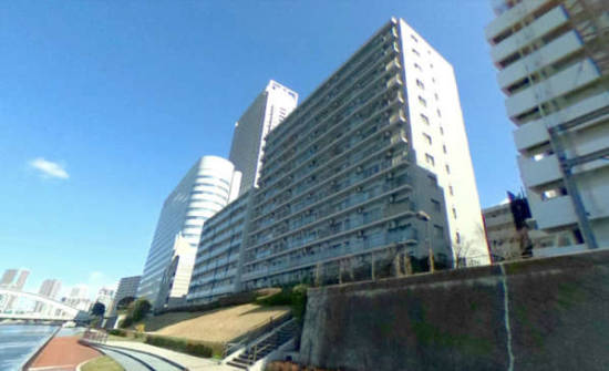 サンステイト勝鬨橋リバーテラス外観３｜隅田川沿いにあります。