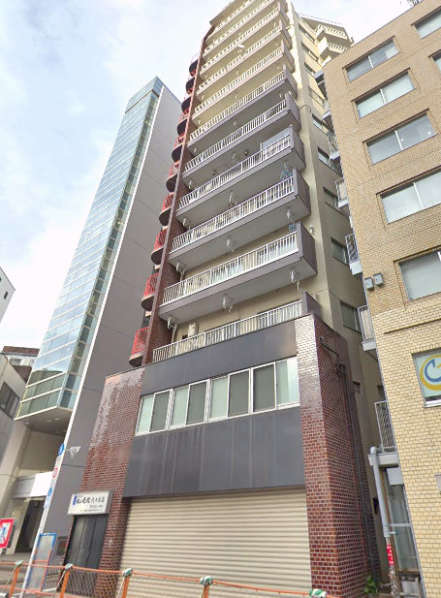 千駄ヶ谷フラワーマンション外観３｜千駄ヶ谷フラワーマンションは１４階建てのマンションです。明治通り沿いです。代々木駅、新宿駅が徒歩圏内です。