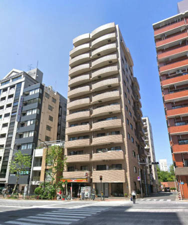 日本橋浜町公園グランドハイツ弐番館外観１｜日本橋浜町公園グランドハイツ弐番館は、平成２年築、１２階建てマンションです。