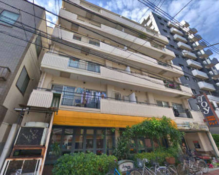 ＧＳハイム浅草外観３｜一階に喫茶店が入っています。