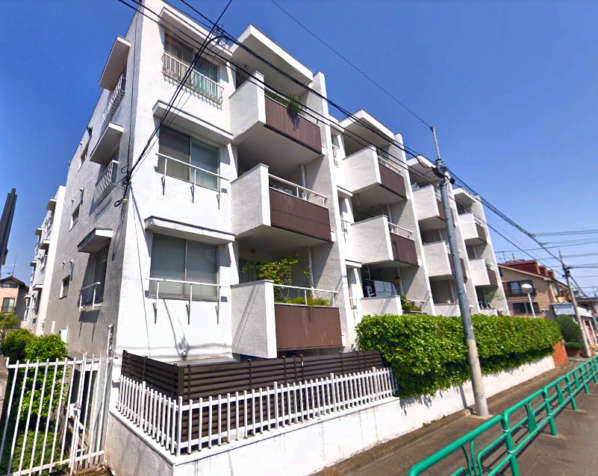 上荻ハイホーム外観１｜上荻ハイホームは4階建てのマンションです。