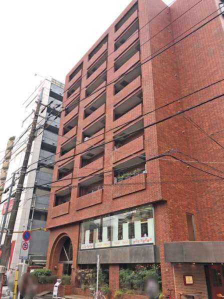 富士蔵ハイツ外観１｜富士蔵ハイツは９階建てのマンションです。恵比寿駅から近く、代官山、渋谷も徒歩圏内です。