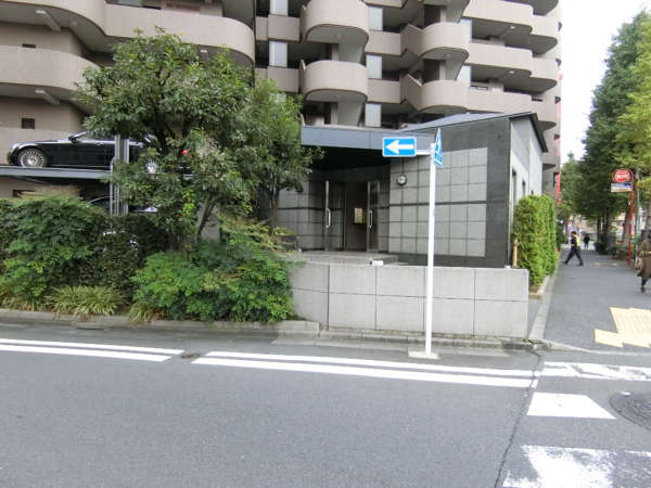 バームステージ三田外観共用部｜オートロック完備しています。