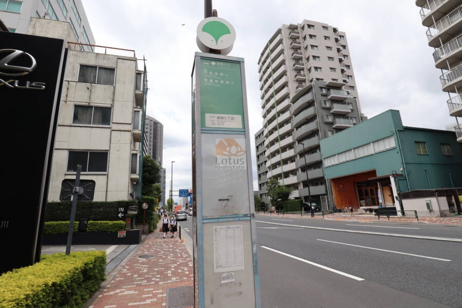 東陽町スカイハイツバス停