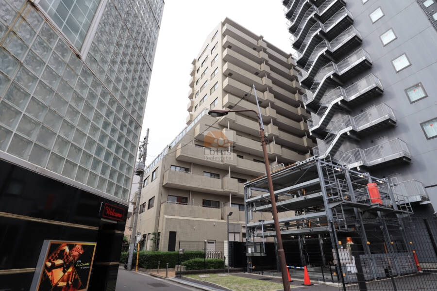 クレッセンコート浅草外観1｜クレッセンコート浅草は、1992年（平成 4年）12月築、12階建てのマンションです。