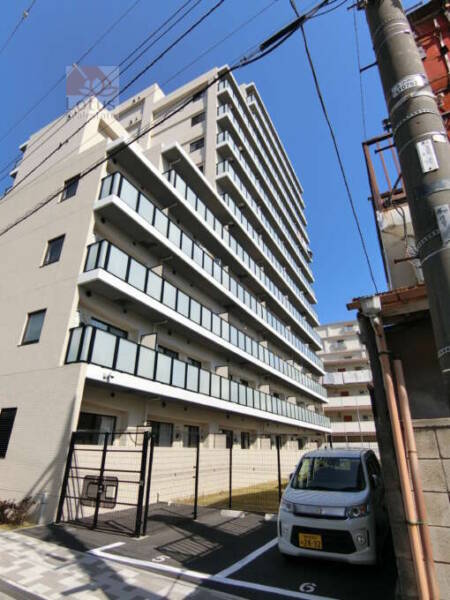 ベルシード梅島ブランシュ外観共用部5｜南西側です。