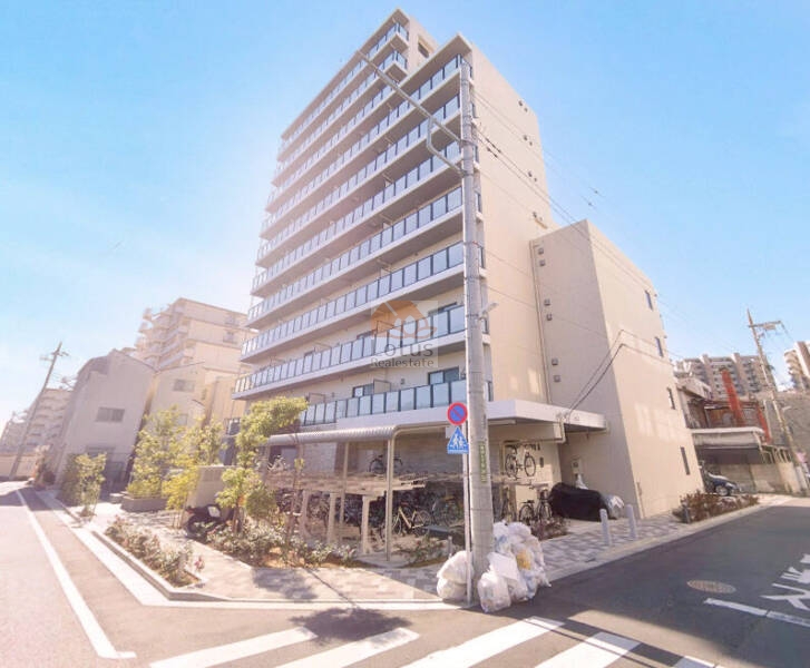 ベルシード梅島ブランシュ外観３ (1)｜ベルシード梅島ブランシュは平成30年築、12階建てのマンションです。