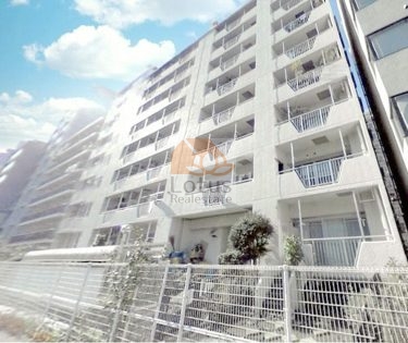 田町グリーンハイツ(芝浦２丁目）外観１｜田町グリーンハイツは芝浦運河に面した立地です。