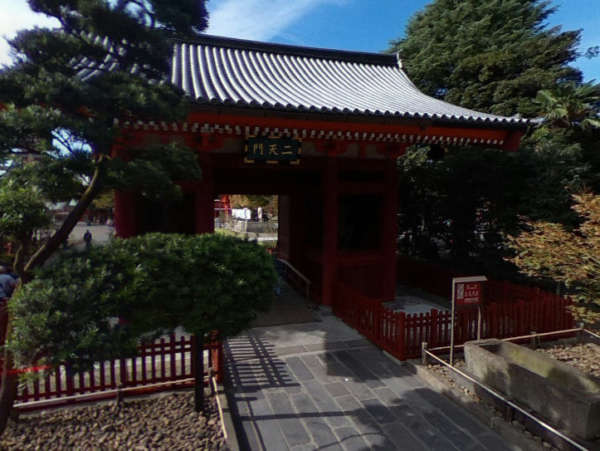浅草寺の二天門｜徒歩1分に「浅草寺の二天門」があります。