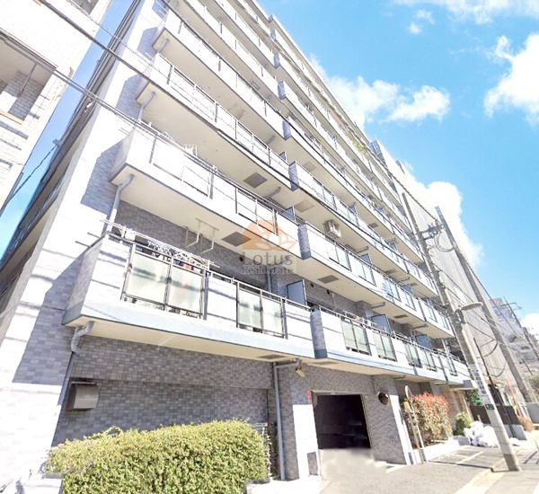 セザール亀戸外観２｜セザール亀戸は平成10年築、8階建てのマンションです。