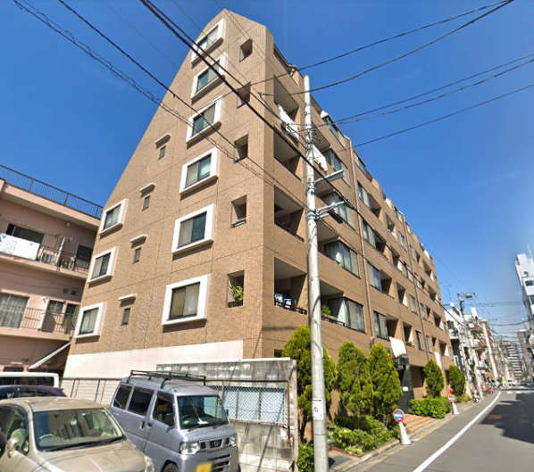 セザール第二錦糸町外観１｜セザール第２錦糸町は平成１４年築、地上７階建てのマンションです。近隣にショッピング施設があり便利です。