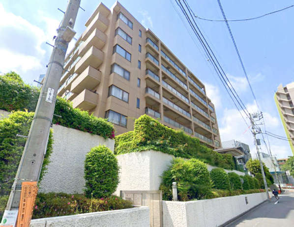 パークハイム中野坂上外観２｜外観です。静かな住宅エリアの一画にあります。