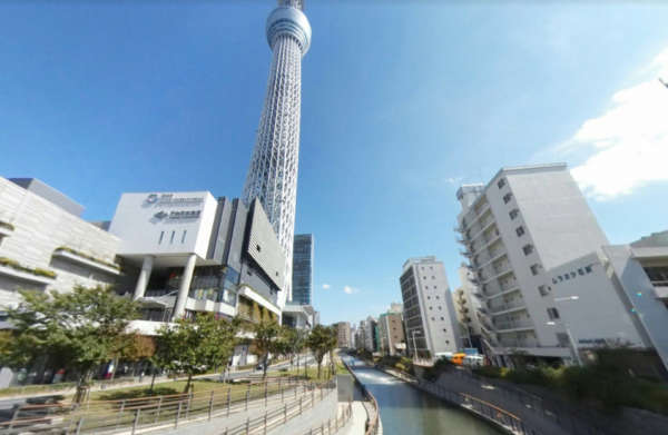 フジタオーク業平マンション外観７｜フジタオーク業平マンションは、とうきょうスカイツリーの目の前です。