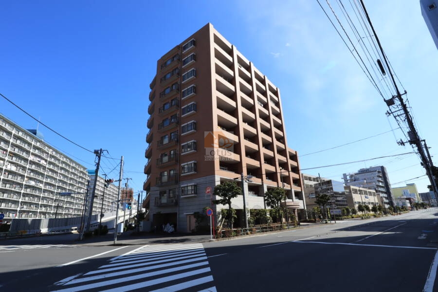 グランシティ東京イースト２外観｜グランシティ東京イーストⅡは平成13年築、10階建のマンションです。