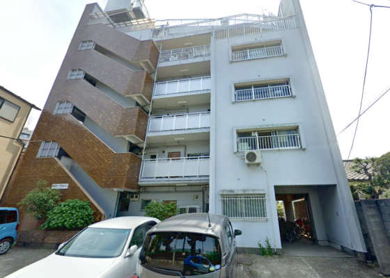 富士ビューマンション外観１｜富士ビューマンショ１６昭和４５年築、６階建てのマンションです。丸の内線「中野富士見町」駅から徒歩５分圏内です。