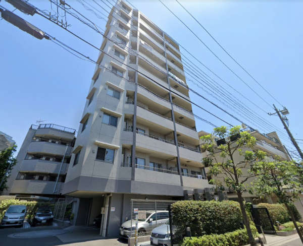 アルファグランデ葛西Ⅴ番街外観１｜西側は住宅に向いています。