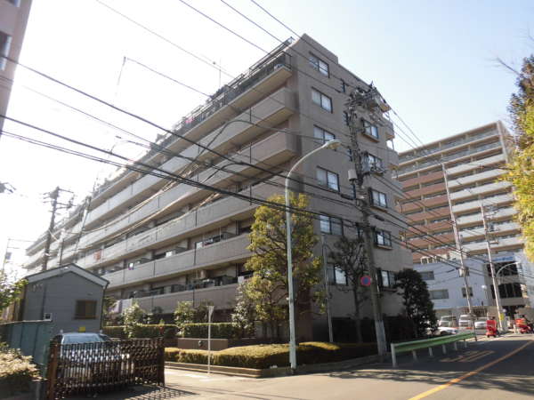 コスモ町屋リバーシティ 外観３｜コスモ町屋リバーシティは隅田川に近く、静かな住環境です。