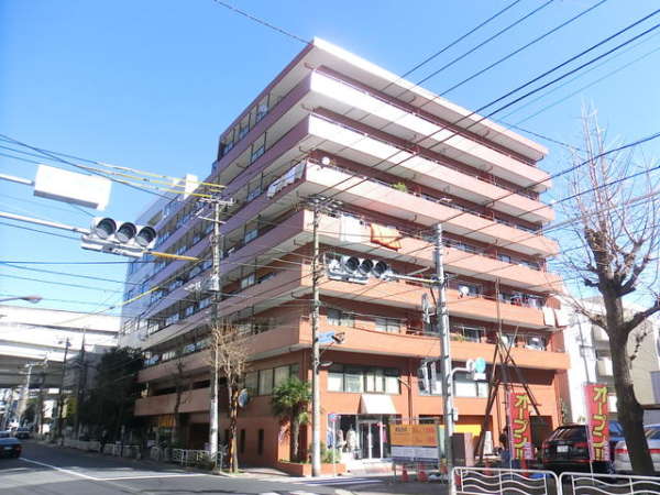 ジョイフル門前仲町第２外観１｜ジョイフル門前仲町第２は昭和５５年築、８階建てのマンションです。