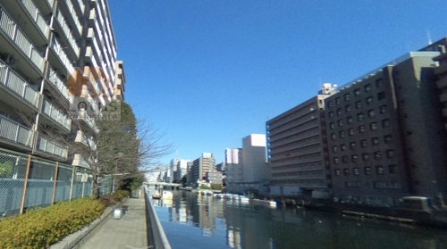 シティ田町周辺１｜芝浦運河沿いです。
