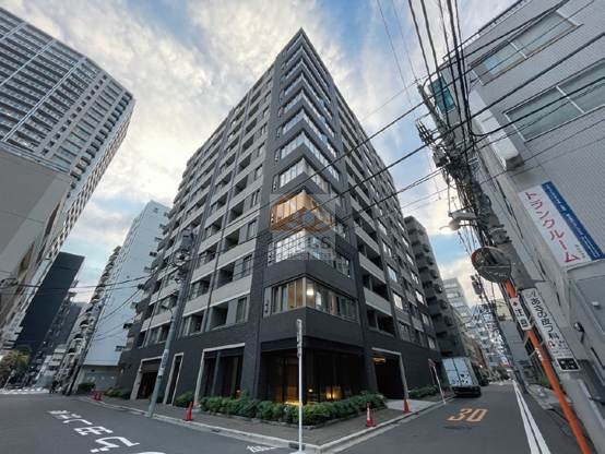 プレシス八丁堀リバーフロント外観３｜プレシス八丁堀リバーフロントは平成２７年築、１３階建てのマンションです。