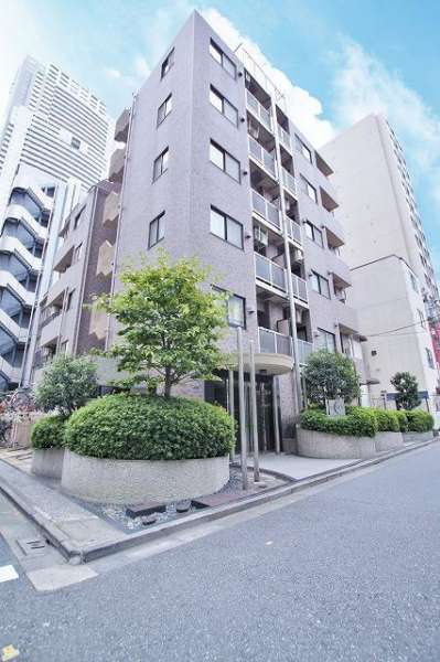 インシティ浜松町外観２｜インシティ浜松町は平成１０年築、８階建てのマンションです。浜町駅、大門駅が徒歩５分圏内、汐留駅・新橋駅も通圏内です。