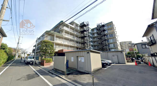 亀有グリーンマンション外観４｜亀有グリーンマンションは昭和５７年築、７階建てのマンションです。