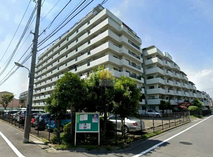 グリーンパーク金町外観３｜グリーンパーク金町は昭和59年築、11階建てのマンションです。