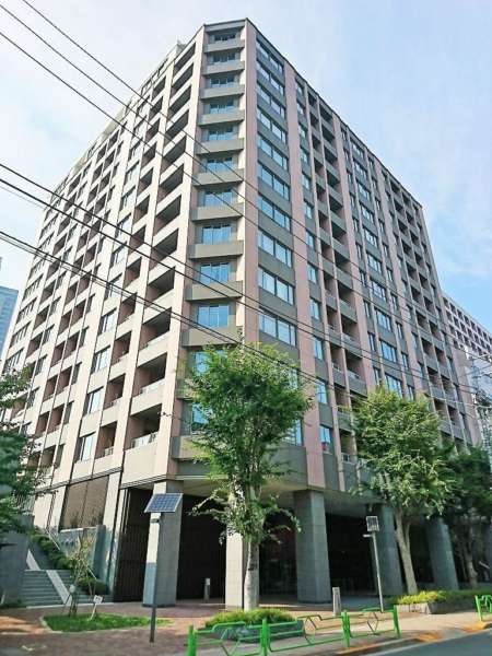 ブリリアウェリス月島外観１｜ブリリアウェリス月島は平成２５年築、１５階建てのマンションです。