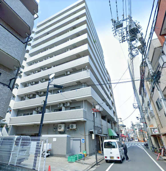 ヴェラハイツ大島外観2｜ヴェラハイツ大島は平成４年築、１２階建てのマンションです。尾島駅から徒歩３分です。周辺には商店街、スーパー、ドラッグストアなどあり便利な立地です。
