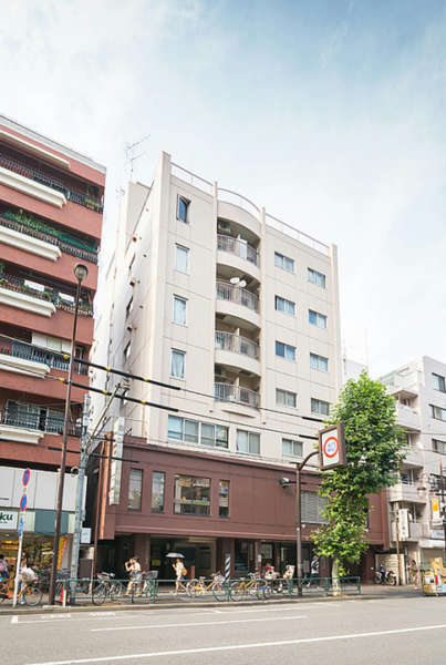 サンハイツ早稲田１｜サンハイツ早稲田は昭和５２年築、７階建てのマンションです。早稲田通り沿いにあります。