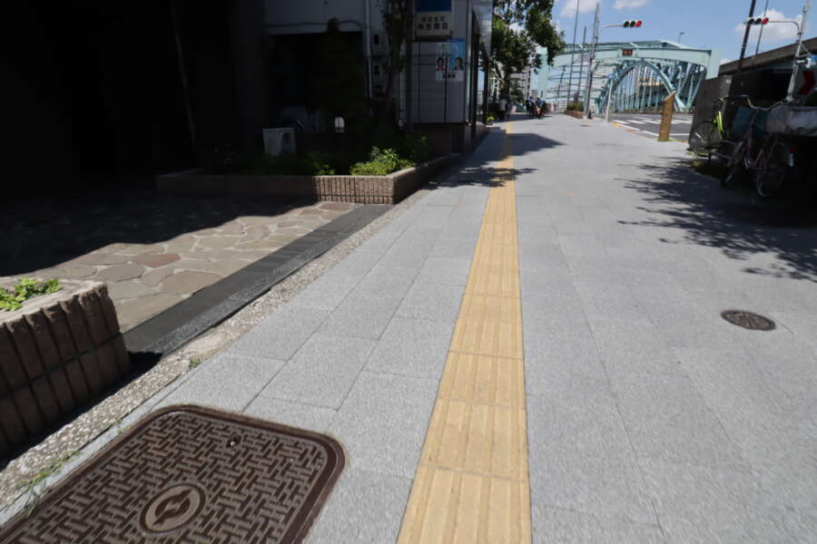 アーバンキャッスル南千住周辺1｜現地は千住大橋の橋詰めにあります。日光街道に面したロケーションです。