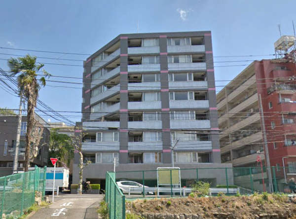 アールヴェール新宿弁天町外観１｜アールヴェール新宿弁天町は平成10年築、8階建のマンションです。