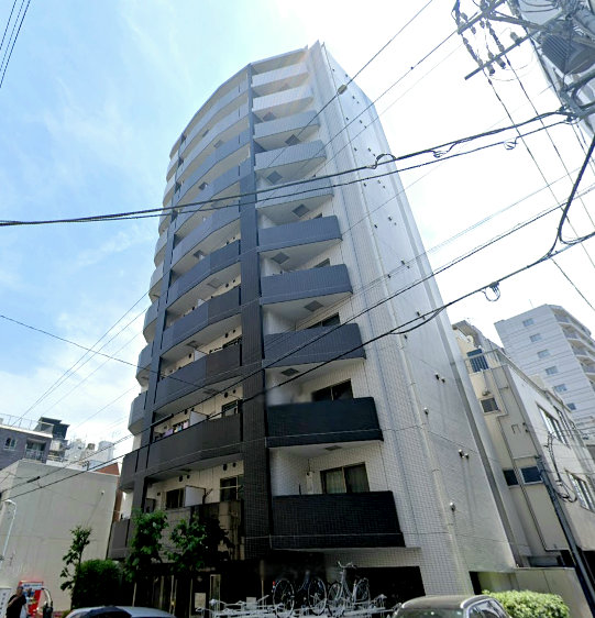クレアシオン浅草Ⅱ外観２｜クレアシオン浅草２は平成１９年築の１４階建てです。周辺は静かな住宅地です。近くにミニスーパー、コンビニ等あり便利です。秋葉原、御徒町、浅草も徒歩圏内ですが、自転車があるともっと便利です。