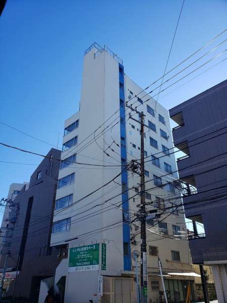 南進マンション外観４｜南進マンションは昭和４７年築、９階建てのマンションです。