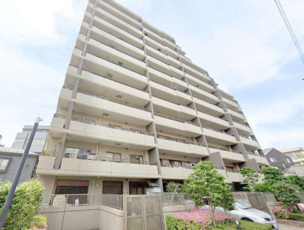 コスモ東日暮里ガーデンフォート外観２｜コスモ東日暮里ガーデンフォートは平成１３年築、１１階建てのマンションです。
