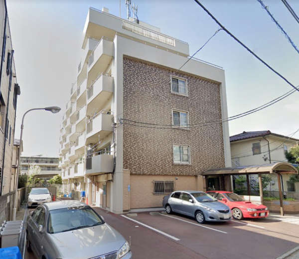 マンションニュー永福外観１｜マンションニュー永福は昭和４６年築の７階建てです。井の頭線「永福町」駅と「西永福」駅の２駅が徒歩圏内です。