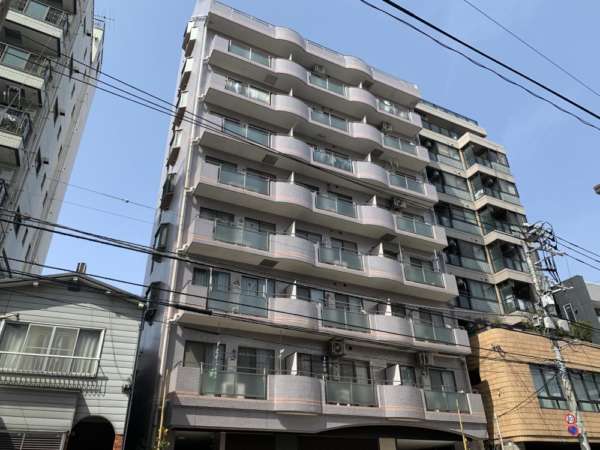 ルジェンテリベル上野稲荷町外観１｜ルジェンテリベル上野稲荷町は平成１年築の１０階建てです。上野、浅草が徒歩圏内です。