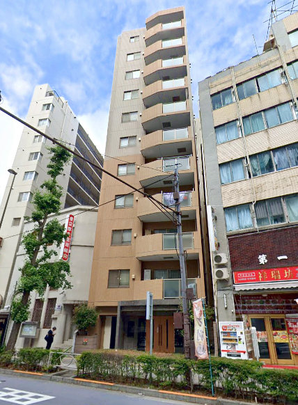プリムローズ浅草駒形弐番館外観４｜プリムローズ浅草駒形弐番館は平成１５年築の１１階建てです。江戸通りに面しています。蔵前駅、浅草駅が徒歩圏内です。