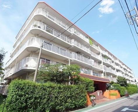 お花茶屋スカイハイツ外観１｜お花茶屋スカイハイツは昭和５５年築、５階建てのマンションです。