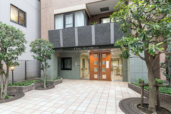 セザール御徒町エントランス１｜円トランスアプローチです。