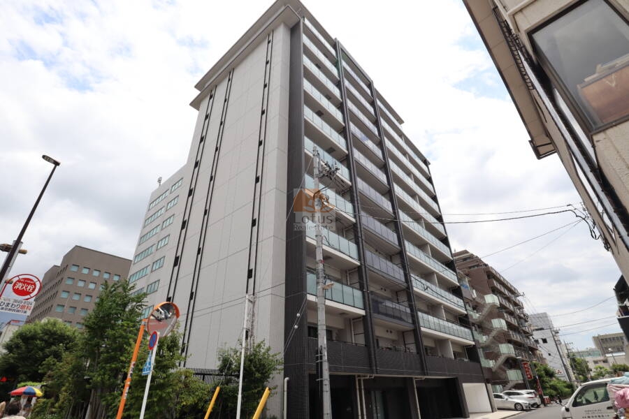 ザパークハウス東陽町レジデンス外観1｜ザパークハウス東陽町レジデンスは平成２９年築、１１階建てのマンションです。葛西橋通りに面しています。