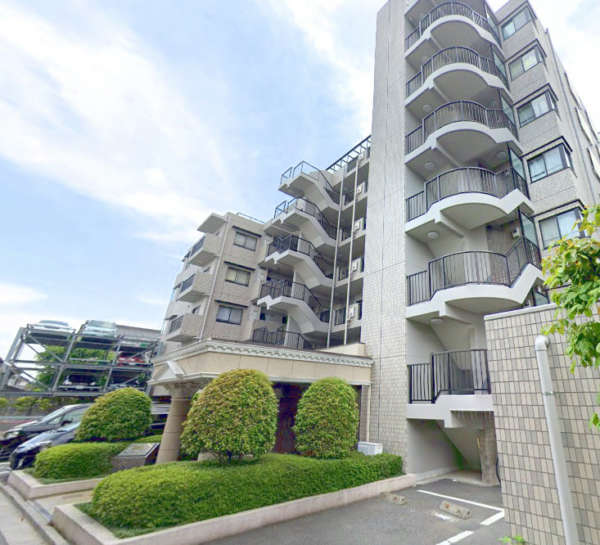 モナーク足立高野町外観１｜モナーク足立高野町は平成１２年築の７階建てです。高野駅から近く、奥橋通りを一歩入った立地です。